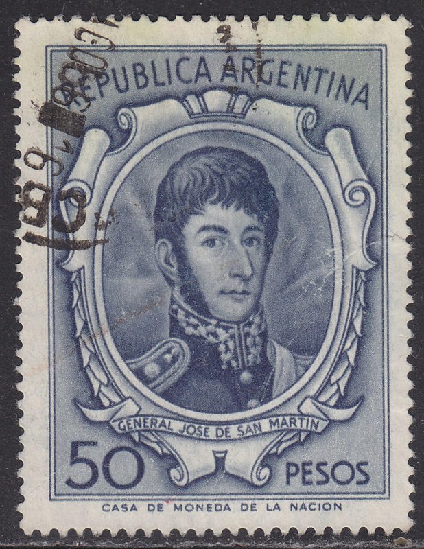 Argentina 826 Gen. Jose de San Martin 1965