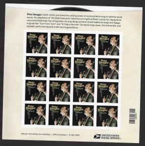 US #5708 (60c) Music Icons - Pete Seegar ~ MNH