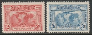 Australia 111-112 set MH (thin on 111)