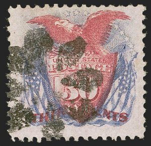 U.S. #121 Used with (2) PF Certs