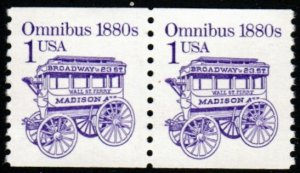 SC# 2225 - (1c) - Omnibus, MNH coil pair