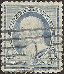 # 219 DULL BLUE USED BEN FRANKLIN SCV-0.75