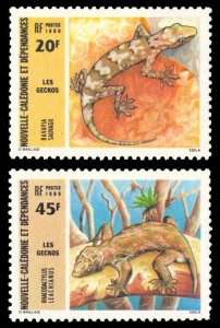 New Caledonia 1986 Scott #539-540 Mint Never Hinged