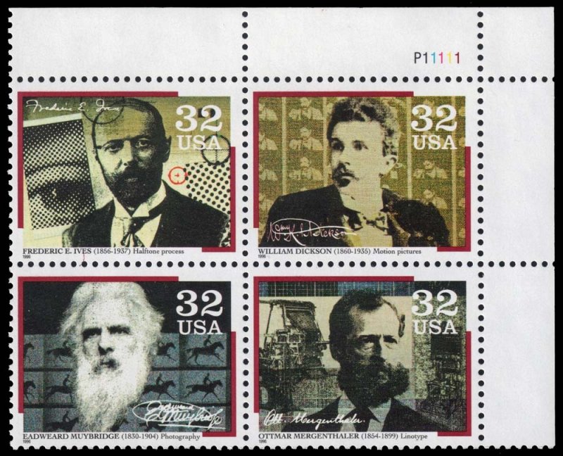 United States - Scott 3064a - Mint-Never-Hinged - Plate Block of Four