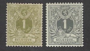 Belgium SC#49-50 Mint F-VF SCV$17.50...Worth checking out!