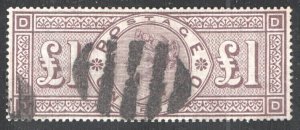 Great Britain #123, Used, VF,  CV $4400.00  .....  24800182