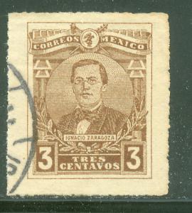 MEXICO 502, 3c GEN. IGNACIO ZARAGOZA. Used. (630)