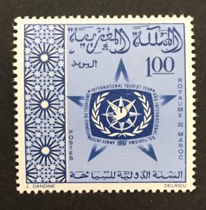 Morocco 1967 #160, International Tourism Year, MNH.