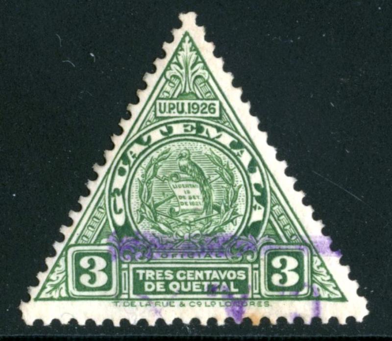 Guatemala - SC #O8 - Used - 1929 - Item G86