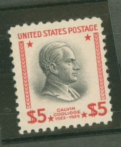 United States #834  Single