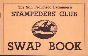 San Francisco Examiners Stampeders Stamp Club Swap Book, 1940's??