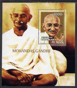 BENIN - 2006 - Mohandas Gandhi #1 - Perf Min Sheet - MNH - Private Issue