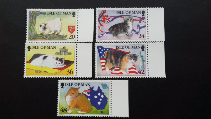 Isle of Man 1996 Manz Cats Mint