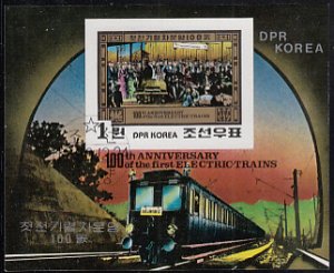 Korea, North 1980 used Sc #2006 1w Electric locomotive, Berlin 1879