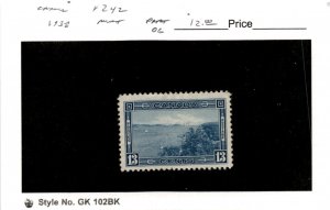 Canada, Postage Stamp, #242 Mint Hinged, 1938 Halifax Harbor (AC)