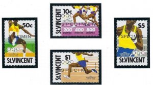 St Vincent 1116-19 MNH Specimen 1988 set (KA)(ad4300)