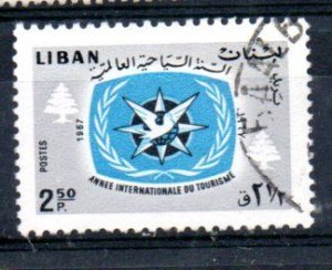 LEBANON - 1967 - INTERNATIONAL TOURISM YEAR - Used - 2.50p -