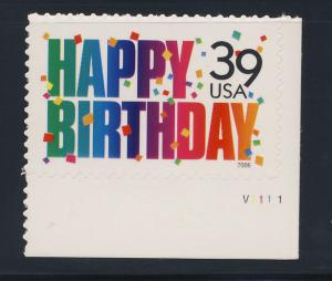 4079 MNH plate single 