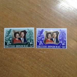 British Honduras  # 306-07  MNH