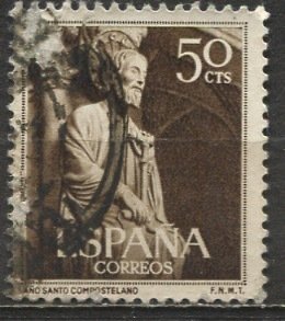 Spain: 1954; Sc. #799, Used Single Stamp