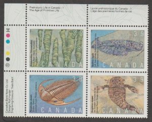 Canada Scott #1279-1282 Stamp - Mint NH Plate Block