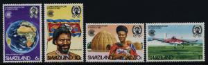 Swaziland 423-6 MNH Commonwealth Day, Map, King Sobhuza, Flag, Aircraft