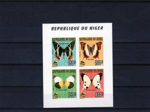 Niger 1996 Butterflies/Scouts Compound SS Imperf.MNH 1186/9 