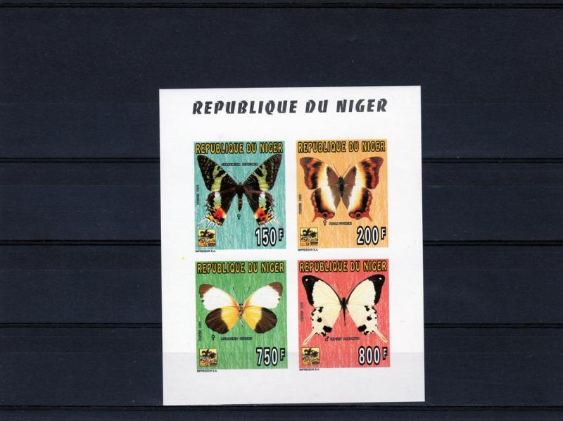 Niger 1996 Butterflies/Scouts Compound SS Imperf.MNH 1186/9 