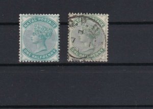 natal blue green  mounted mint stamp ref r10474