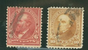 United States #282-282c Used Multiple