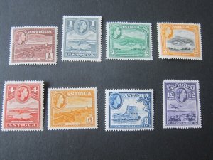 Antigua 1953 Sc 107,111,113,114-115 MH