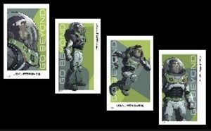 US Go Beyond Set of 4 stamps NDC/Imperf Ships 10 Aug 2022 MNH