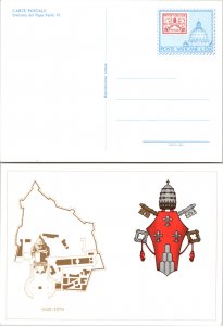 Vatican City, Worldwide Government Postal Card