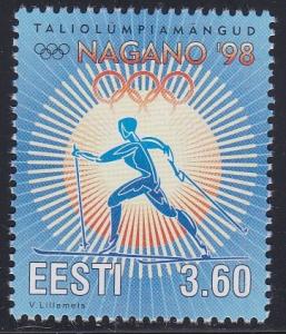 Estonia # 335, Nagano Winter Olympics, NH  1/2 Cat.