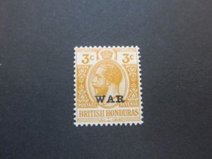 British Honduras 1918 Sc MR3 MH