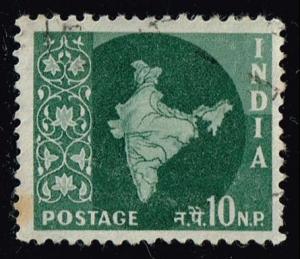 India #308 Map of India; Used (0.25)