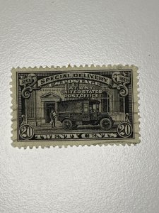 1925 20 cent Black special delivery stamp