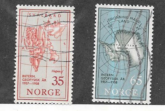 Norway #414-415   Europa set  (U)   CV $2.25