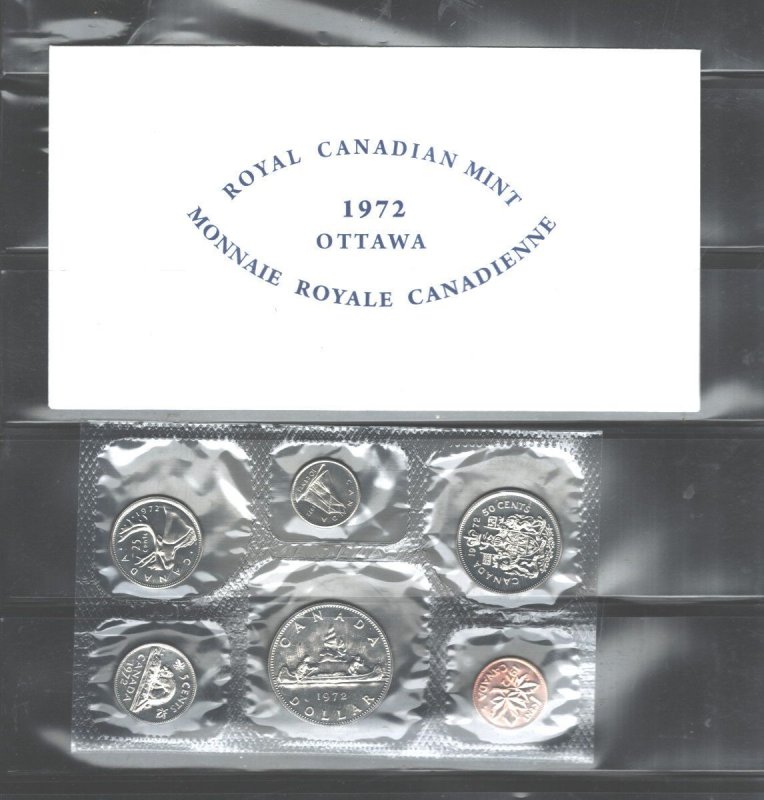 ​CANADA 1972  ROYAL CANADIAN MINT OTTAWA