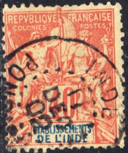 French  INDIA     #147 Used