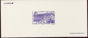 car Automobile Club stamp proof engraving ref 189