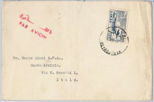 50186 - LEBANON Lebanon -- POSTAL HISTORY: AIRMAIL COVER to ITALY 1959-