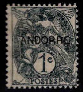 Andorre (French) Andorra Scott 1 MH*