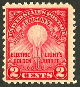 U.S. #654 MINT OG NH