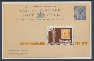 Jamaica 458a Rowland Hill Souvenir Sheet MNH VF