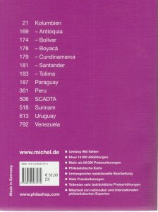 Michel Sudamerika 2009/2010, priced stamp catalog for South America complete