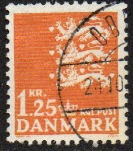 Denmark Sc #397 Used