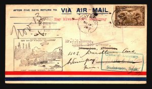 Canada 1929 FFC Hay River to Ft McMurray (II) - L712