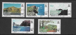 PITCAIRN ISLANDS SG431/5 1993 ISLAND VIEWS FINE USED