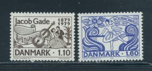 Denmark 660-1  MNH